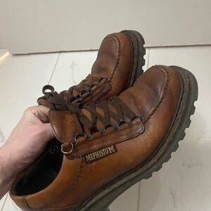 Mephisto Men's Tan Leather Oxfords